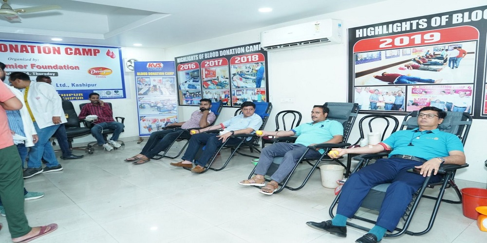 KVS Premier Group blood donation camp